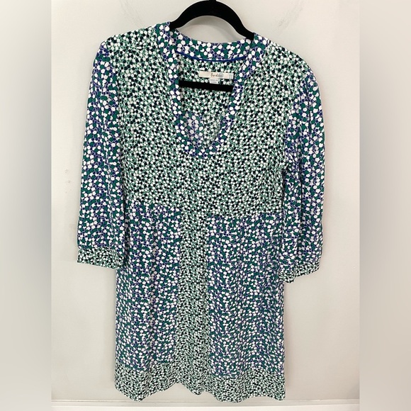 Boden Dresses & Skirts - Boden Mollie Dress Dot Print Blue, Green, White 3/4 Sleeve Size 6 Spring. 17